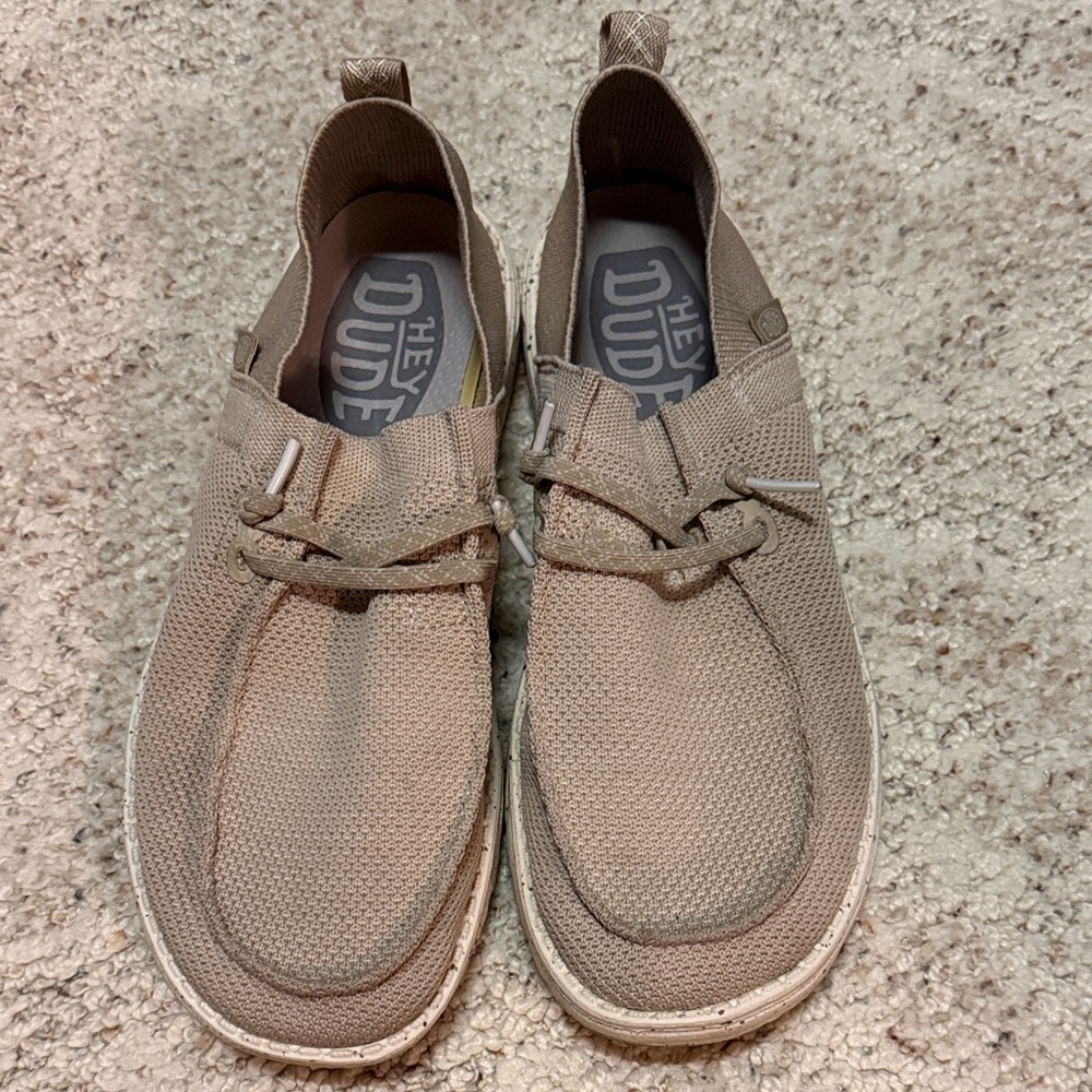 Hey Dude Beige Sneakers